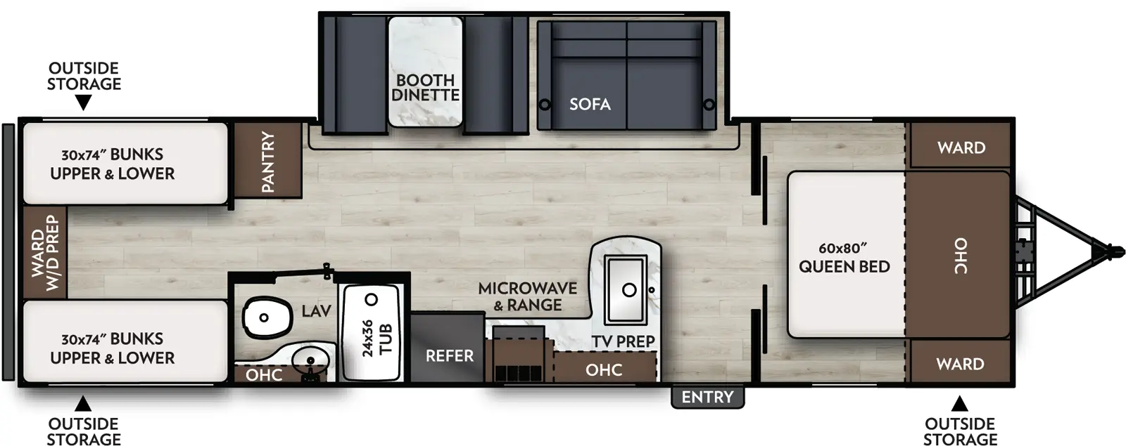 Apex Ultra Lite 29BHX Floorplan